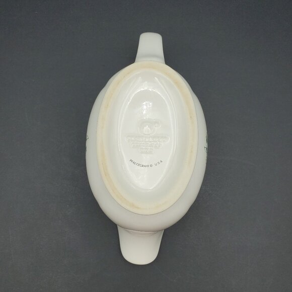 Pfaltzgraff Winterberry Gravy Boat Holly Leaves & Berries Sauce Server - Picture 8 of 8